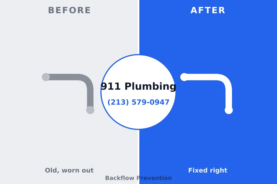 Before and after: plumbing repair Kingsley, MI